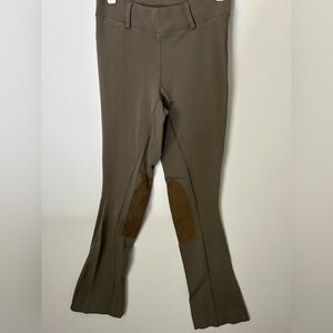 Stickyseat by Equestrienne Brown Flared Riding Pants Breeches Small *notes